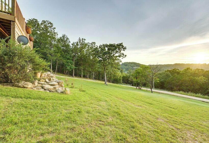 Lake View Home In Blue Eye W/ Hot Tub & Fire Pit!