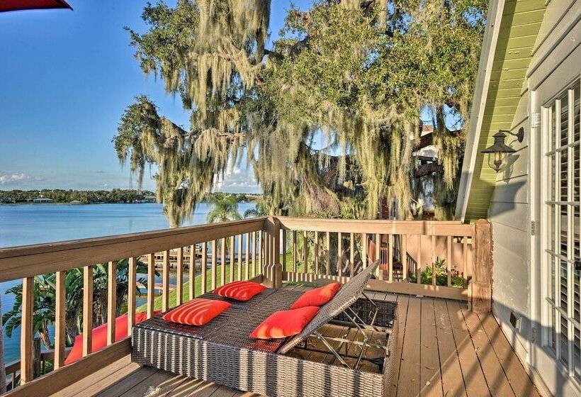 Lakefront Florida Retreat Pool Table & Boat Dock