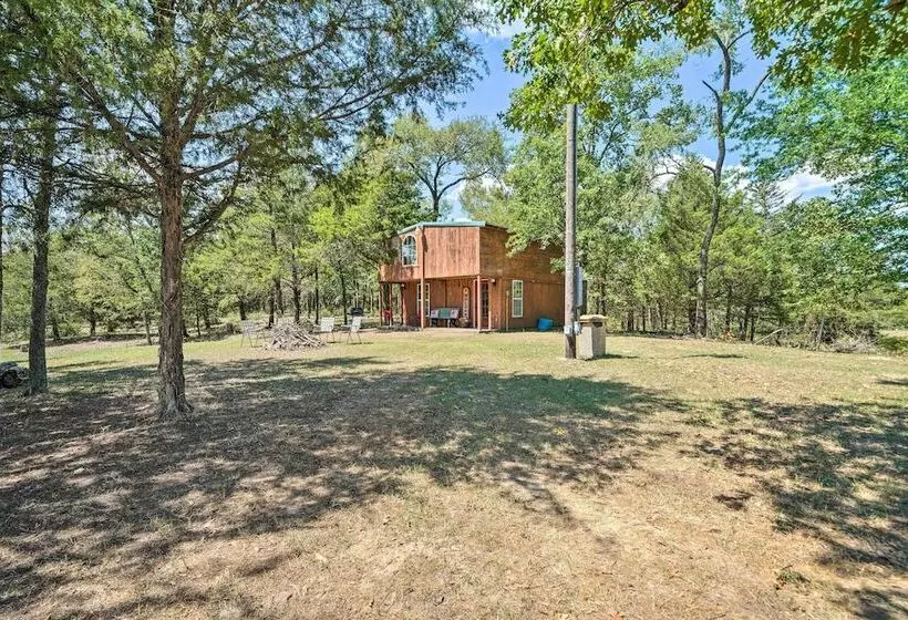 Peaceful  Black Fork Cabin 1    Fish On Site!