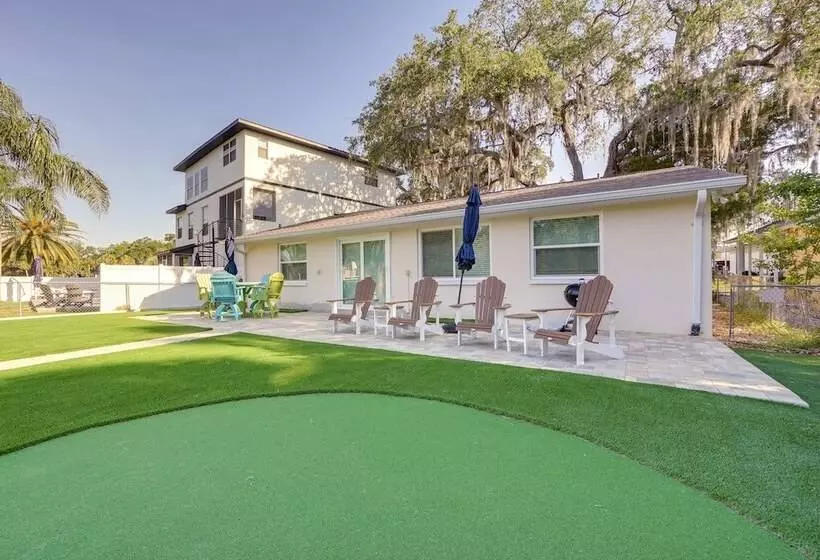 Riverfront Home W/ Putting Green & Boat Dock!