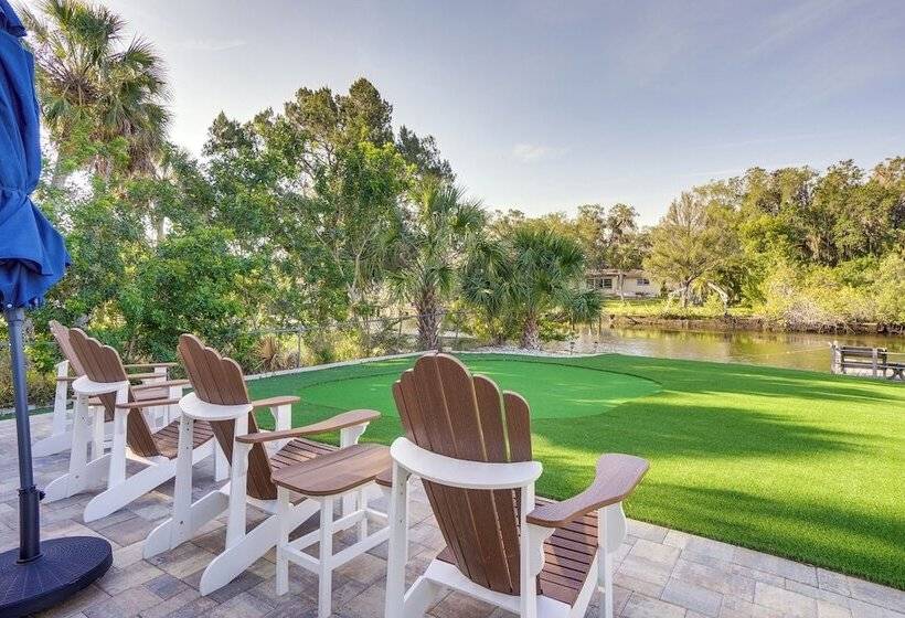 Riverfront Home W/ Putting Green & Boat Dock!