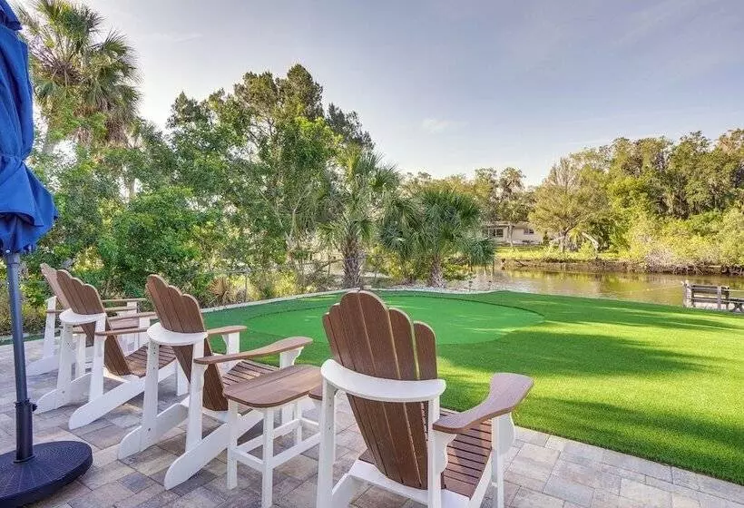 Riverfront Home W/ Putting Green & Boat Dock!