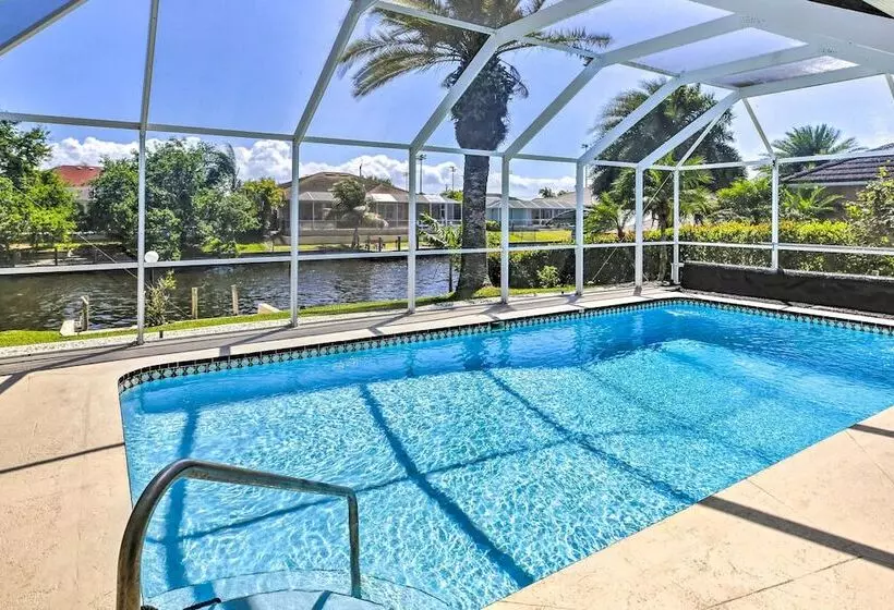 5 Mi To Beach: Canalfront Home In Cape Coral!