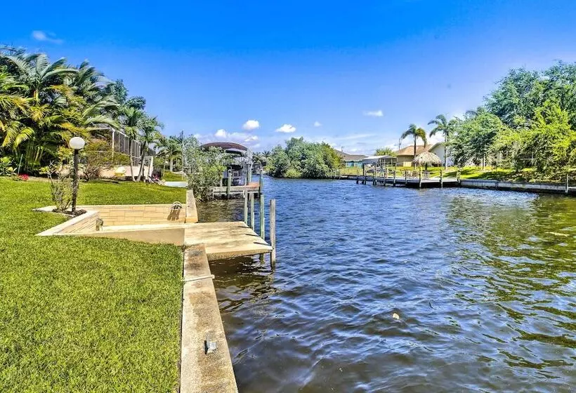 5 Mi To Beach: Canalfront Home In Cape Coral!