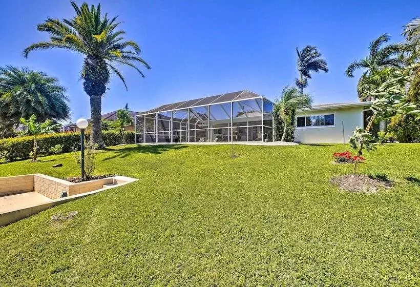 5 Mi To Beach: Canalfront Home In Cape Coral!