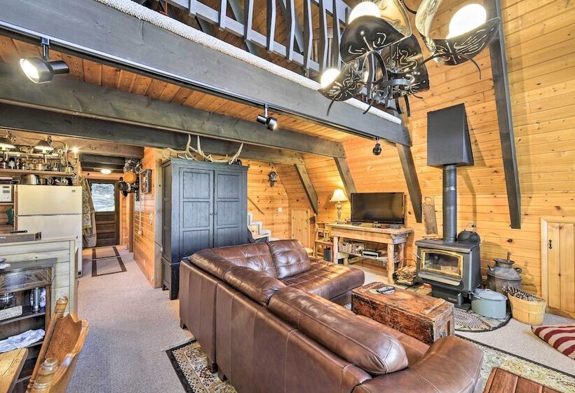 Irwin A Frame Cabin W/ Deck & Mountain Views!