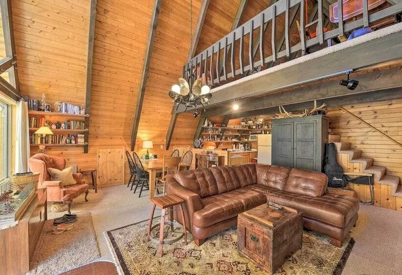 Irwin A Frame Cabin W/ Deck & Mountain Views!