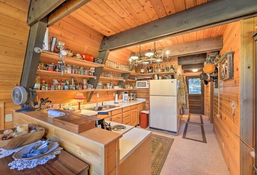 Irwin A Frame Cabin W/ Deck & Mountain Views!