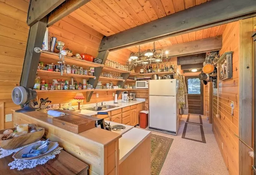 Irwin A Frame Cabin W/ Deck & Mountain Views!