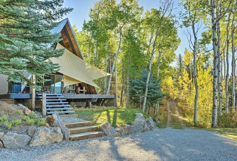 Irwin A Frame Cabin W/ Deck & Mountain Views!