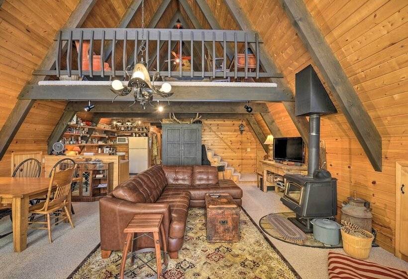 Irwin A Frame Cabin W/ Deck & Mountain Views!