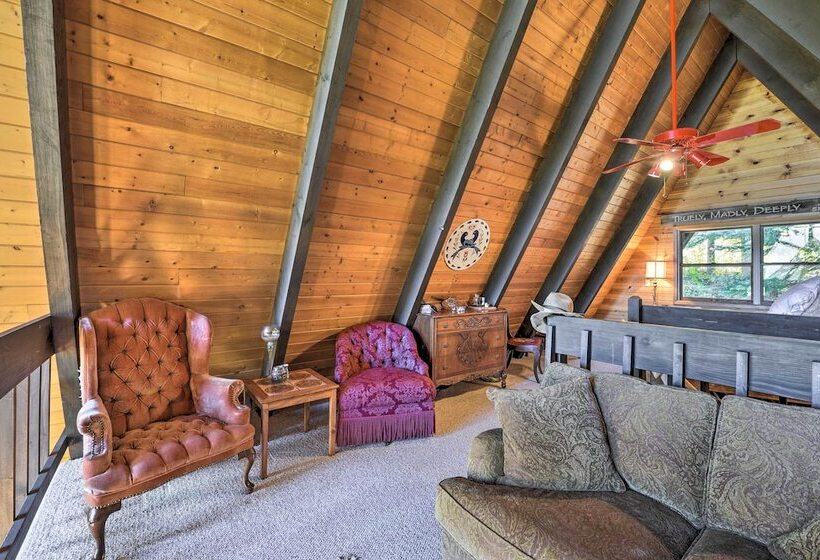 Irwin A Frame Cabin W/ Deck & Mountain Views!