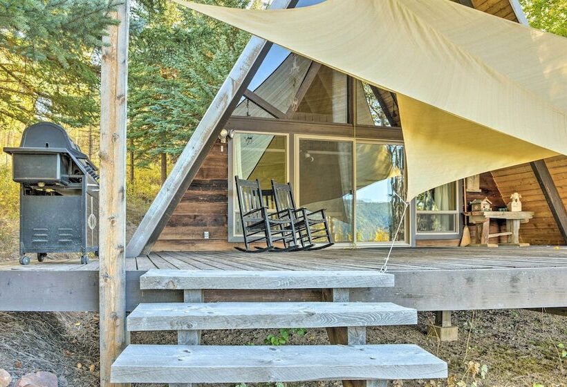 Irwin A Frame Cabin W/ Deck & Mountain Views!