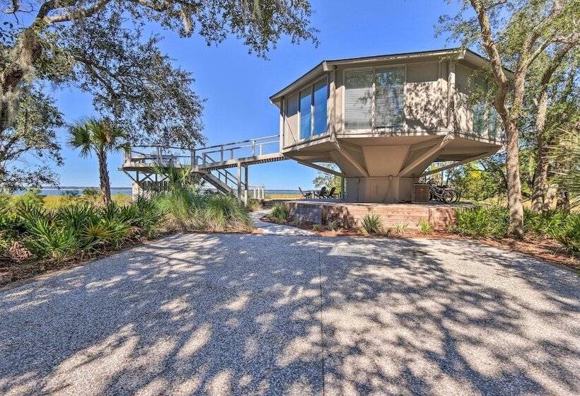 Ocean View Treetop Escape W/ Fire Pit!