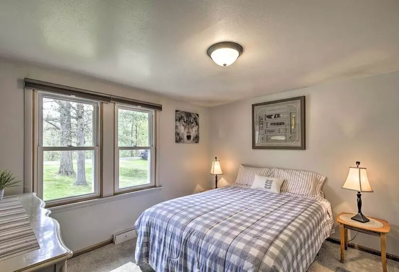 Big Fish Bay Hideaway    Rice Lake Home W/ Dock!