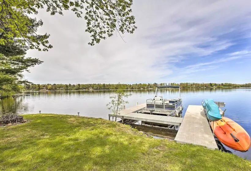 Big Fish Bay Hideaway    Rice Lake Home W/ Dock!