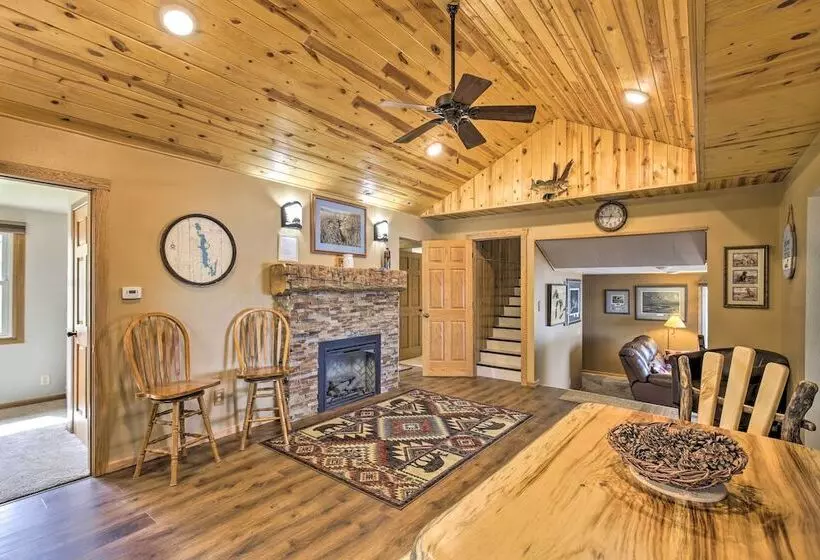 Big Fish Bay Hideaway    Rice Lake Home W/ Dock!