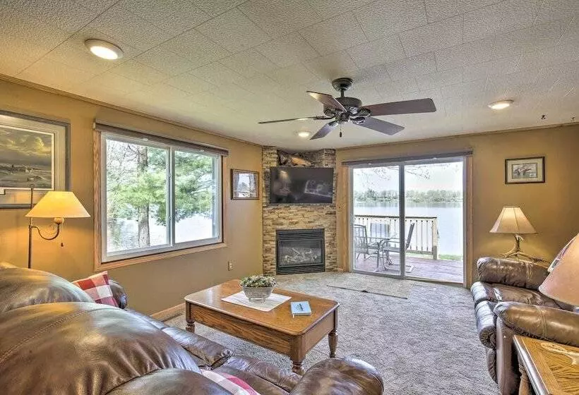 Big Fish Bay Hideaway    Rice Lake Home W/ Dock!