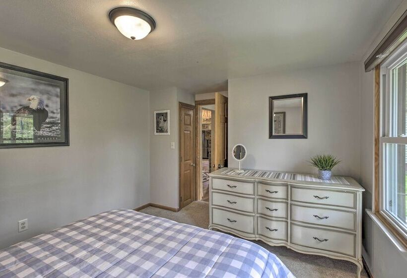 Big Fish Bay Hideaway    Rice Lake Home W/ Dock!