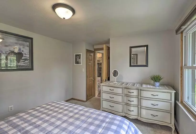 Big Fish Bay Hideaway    Rice Lake Home W/ Dock!