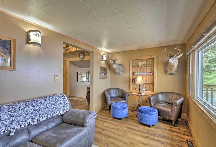 Big Fish Bay Hideaway    Rice Lake Home W/ Dock!