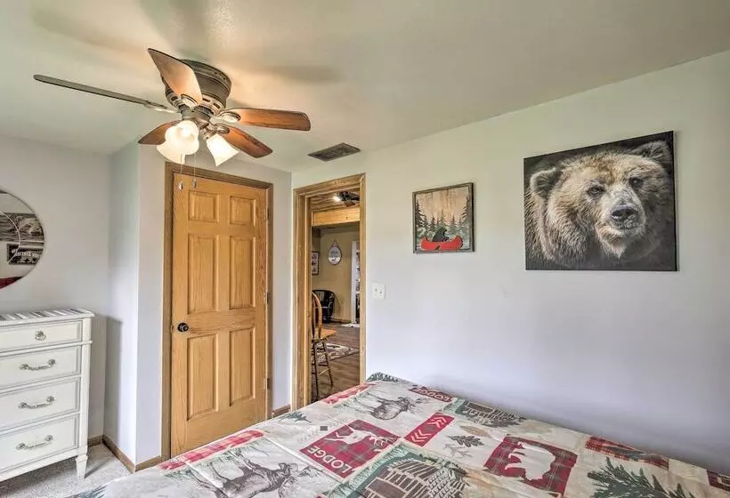 Big Fish Bay Hideaway    Rice Lake Home W/ Dock!