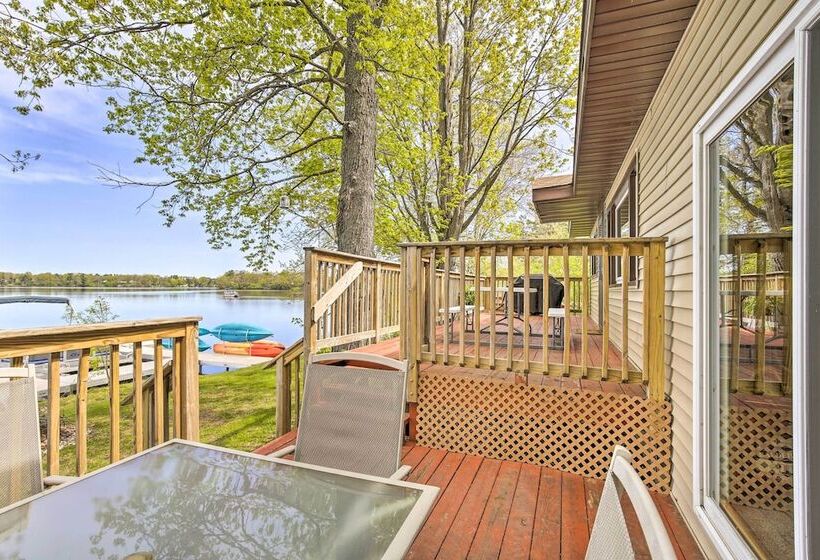 Big Fish Bay Hideaway    Rice Lake Home W/ Dock!