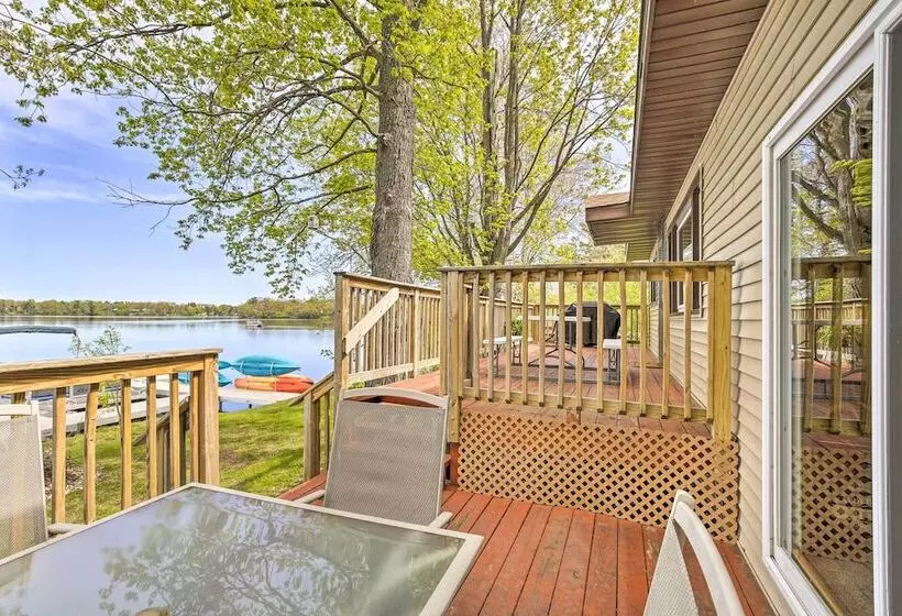 Big Fish Bay Hideaway    Rice Lake Home W/ Dock!