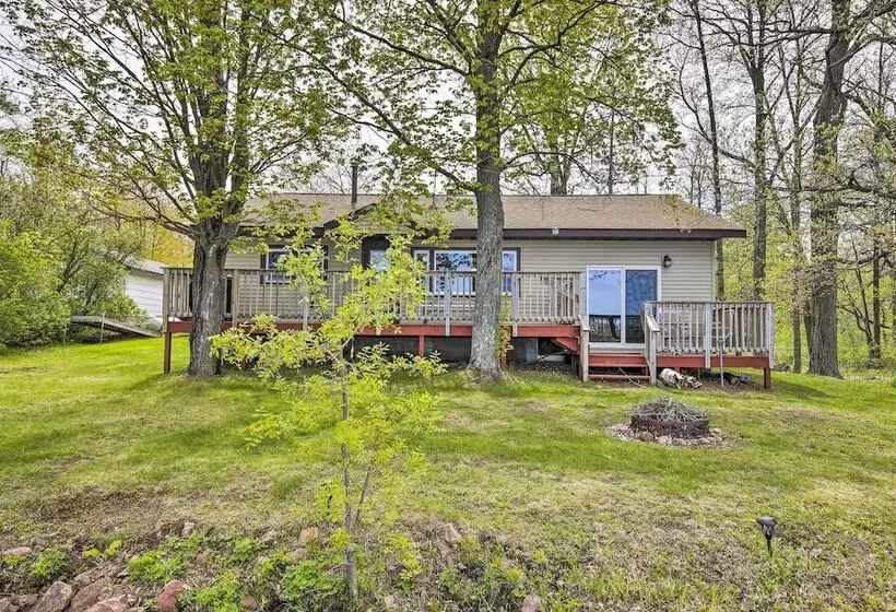 Big Fish Bay Hideaway    Rice Lake Home W/ Dock!