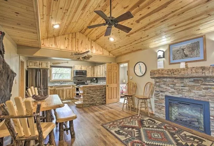 Big Fish Bay Hideaway    Rice Lake Home W/ Dock!