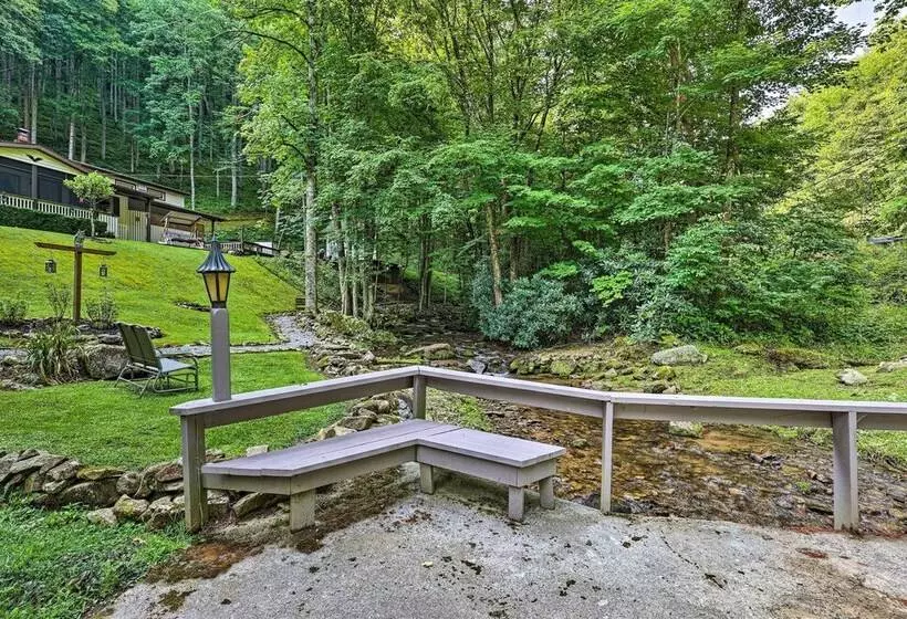 Creekside Roan Mountain Cabin: Walk To Trails