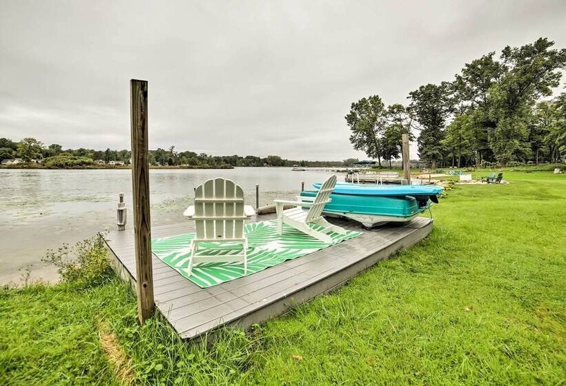 Homey Lakefront Escape W/ Boat Dock, Fire Pit