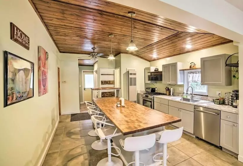 Homey Lakefront Escape W/ Boat Dock, Fire Pit