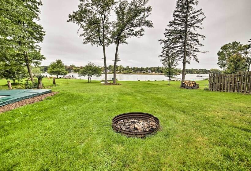 Homey Lakefront Escape W/ Boat Dock, Fire Pit