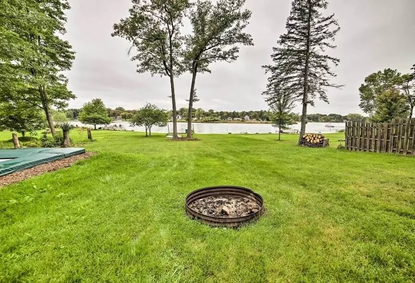 Homey Lakefront Escape W/ Boat Dock, Fire Pit