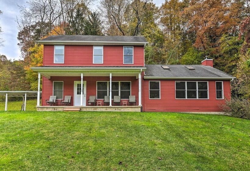 Sugar Grove Escape W/ Hot Tub & Remote Workspace!