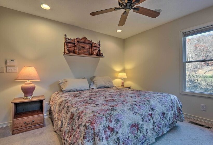 Sugar Grove Escape W/ Hot Tub & Remote Workspace!