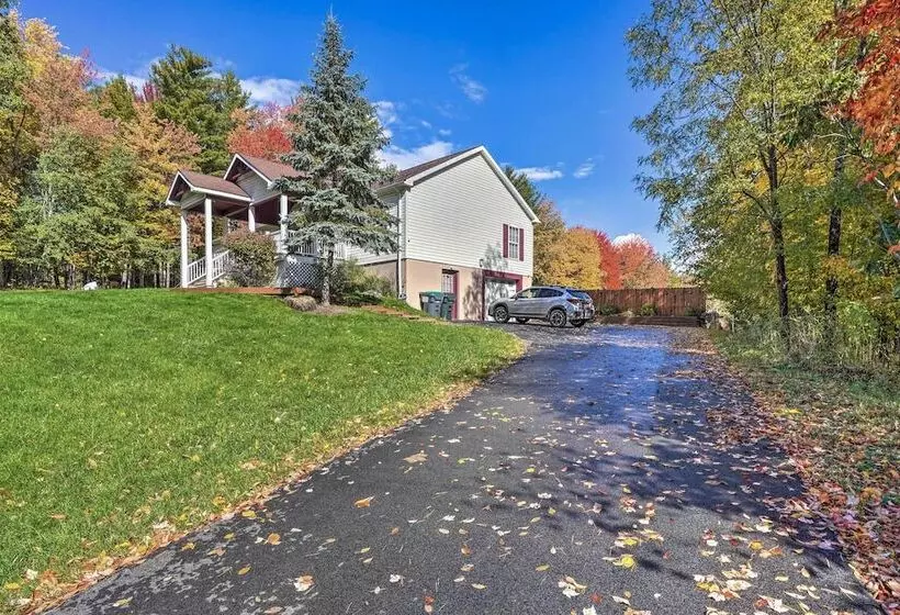 Game Room & Spacious Yard: 10 Acre Catskills Home!