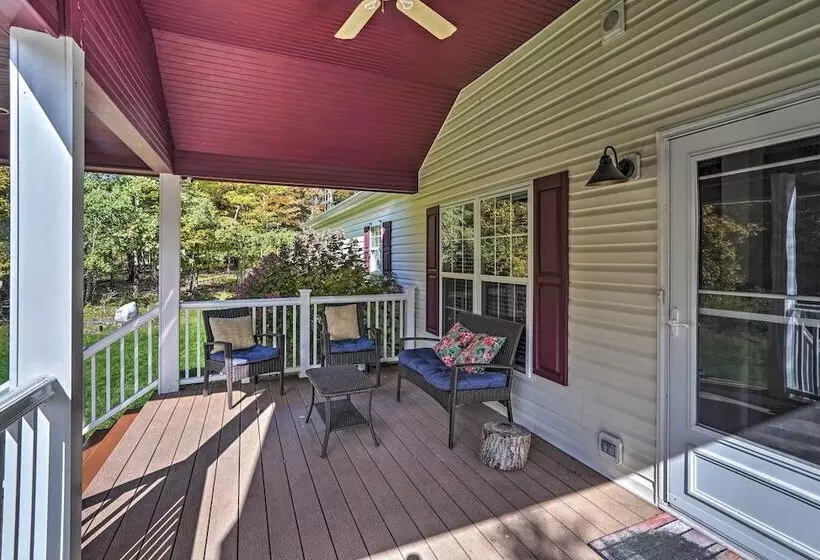 Game Room & Spacious Yard: 10 Acre Catskills Home!