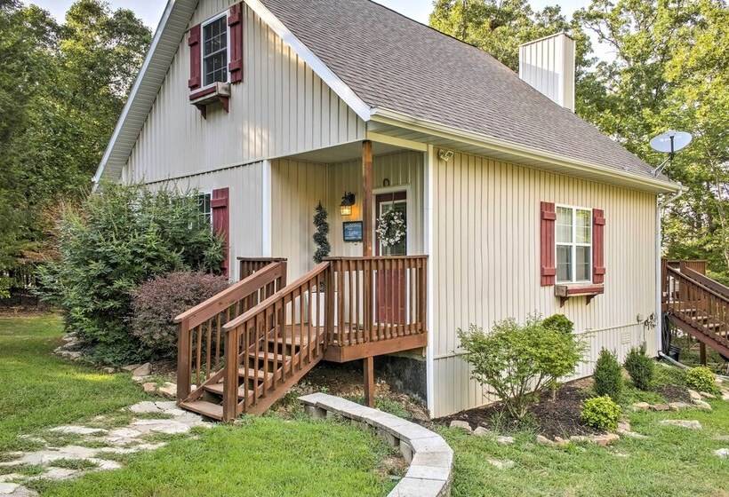 Lakefront Blue Eye Cottage W/ Hot Tub & Fire Pit!