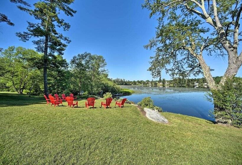 Spacious Wells Oasis W/ Decks On Little Lake!