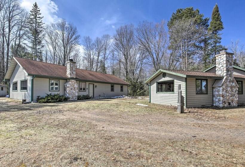 Waterfront Pike Lake Retreat: Snowmobile Paradise