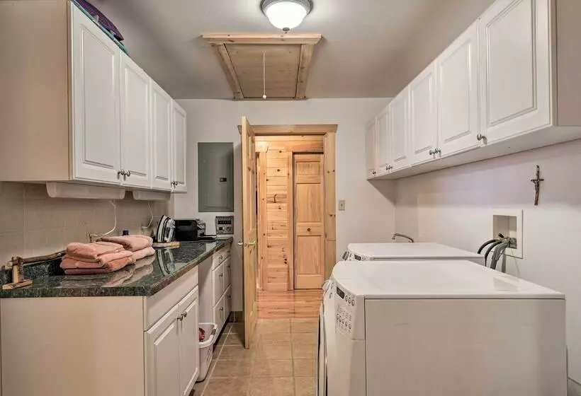 Waterfront Pike Lake Retreat: Snowmobile Paradise