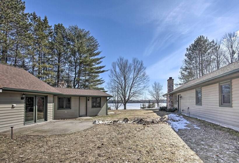 Waterfront Pike Lake Retreat: Snowmobile Paradise