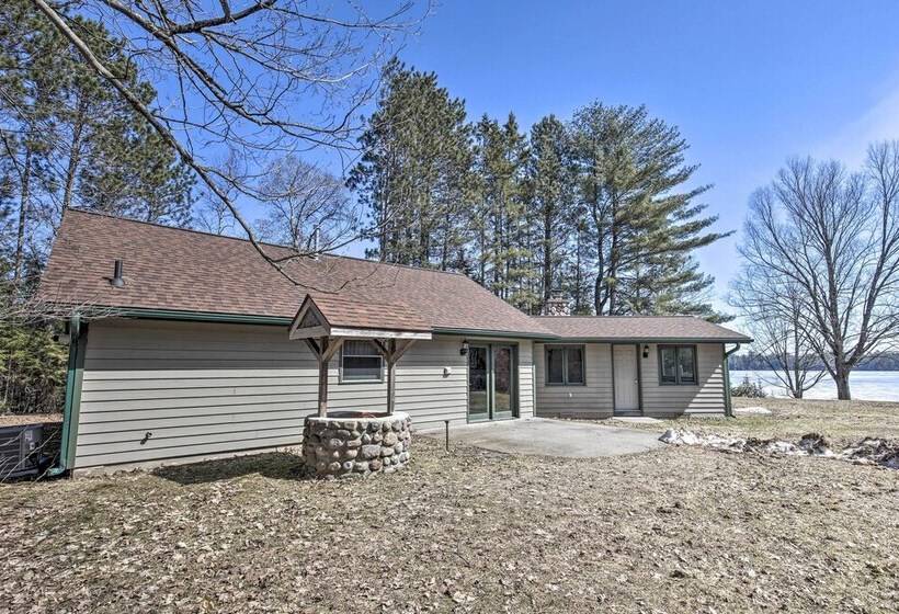 Waterfront Pike Lake Retreat: Snowmobile Paradise