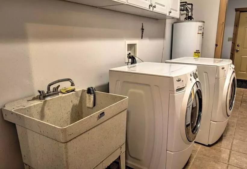 Waterfront Pike Lake Retreat: Snowmobile Paradise