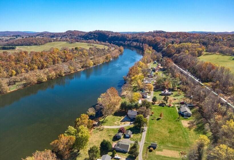 House On The New River, 3br, 20 Minutes From Vt