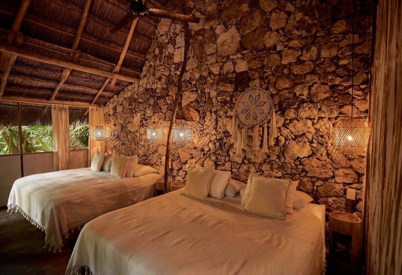 בית מלון כפרי Kapok Bacalar – Plant Based