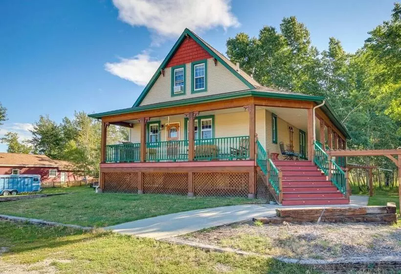 Large Family Home W/ View, 1 Mi To Red Lodge Ski!