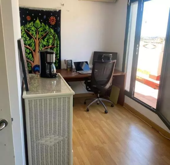 تختخواب و صبحانه A Luxiourious Room In The Best Terraced Penthouse In Denia Building 3